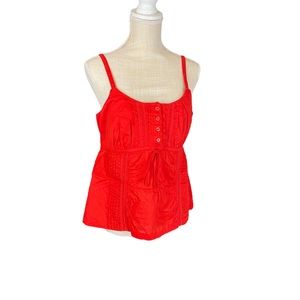 Faded Glory Girls Red Spaghetti Strap Top